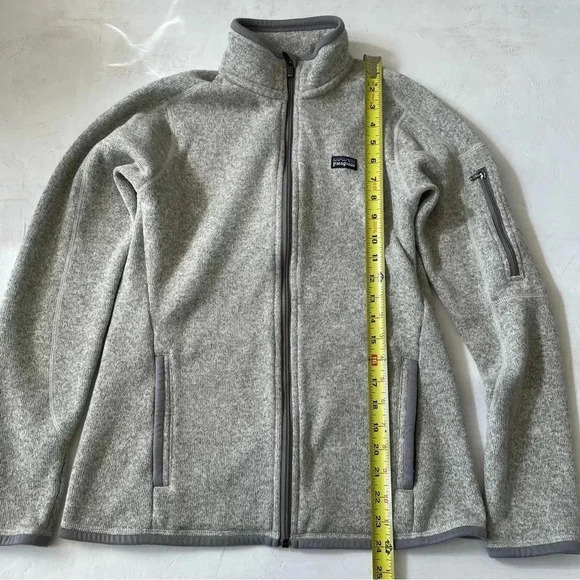 Patagonia Women's Better Sweater Jacket Natural Grey Size S - Picture 5 of 10